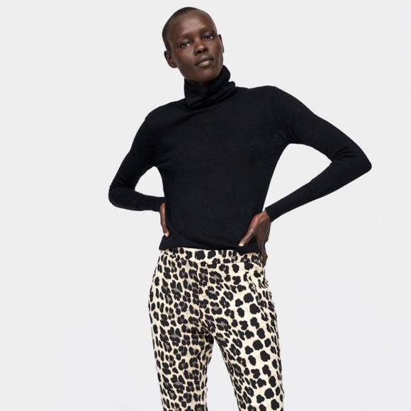 NWT Zara Léopard Print Pant - Picture 3 of 4